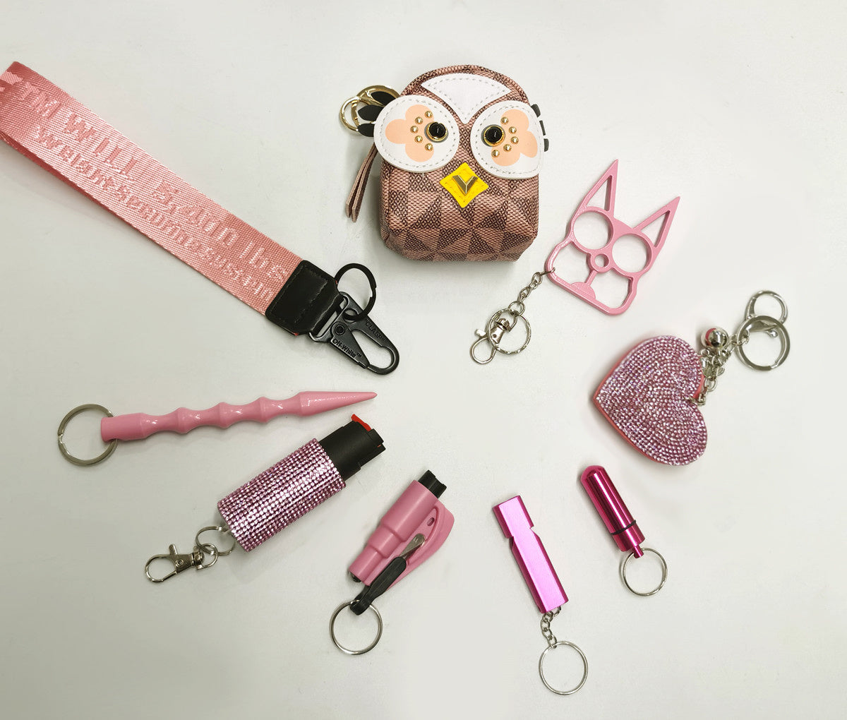 Cute and Elegant Self-defense Keychain Set